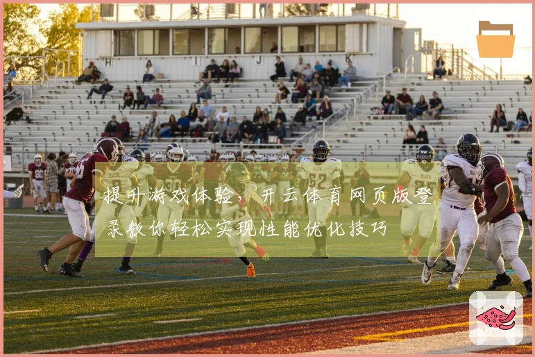 提升游戏体验，开云体育网页版登录教你轻松实现性能优化技巧